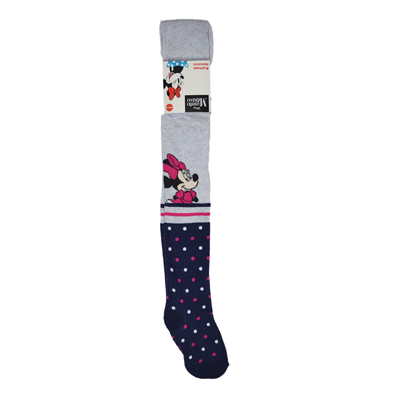 Dievčenské pančuchy MINNIE sivé