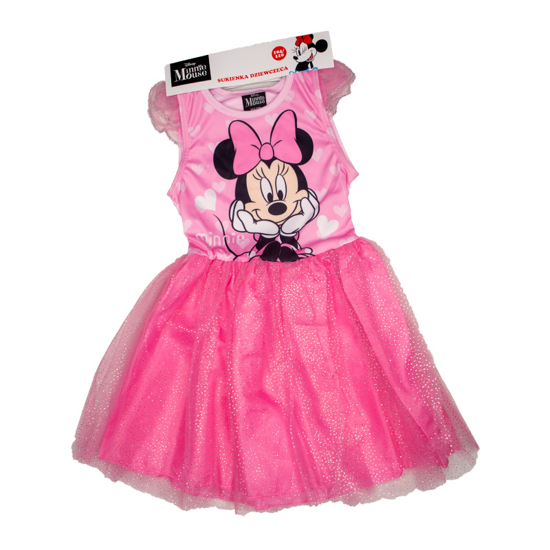 Dievčenské šaty MINNIE ružové