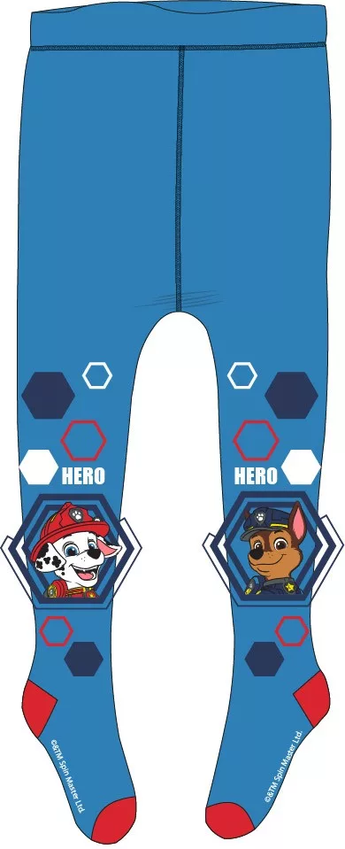 Chlapčenské pančuchy PAW PATROL Chase a Marshal modré
