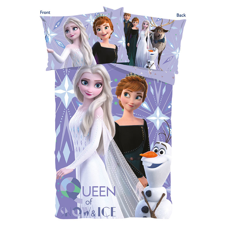 Dievčenské postelné obliečky FROZEN Queen 100x135cm/40x60cm