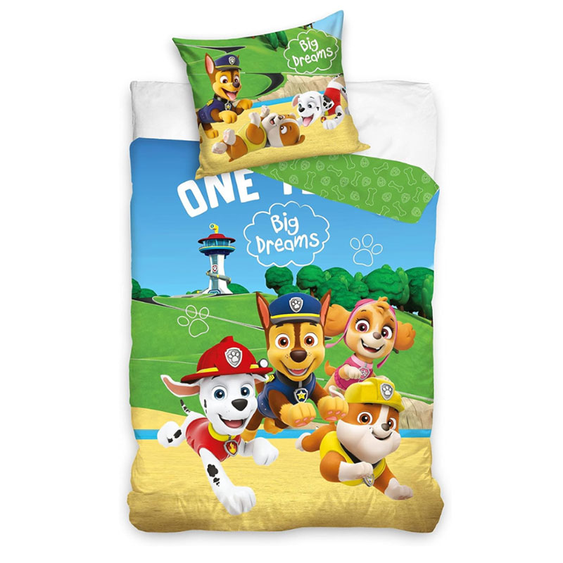Chlapčenské posteľné obliečky PAW PATROL Dreams 140x200cm/65x65cm